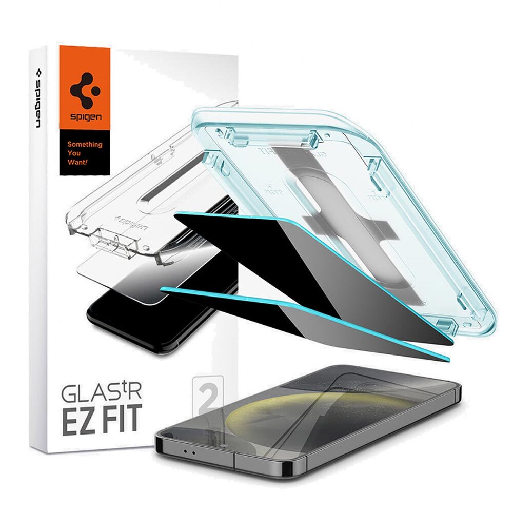 SPIGEN Glas.tR EZ Fit Privacy 2 Pcs Glass Screen Protector for Galaxy S24 Plus