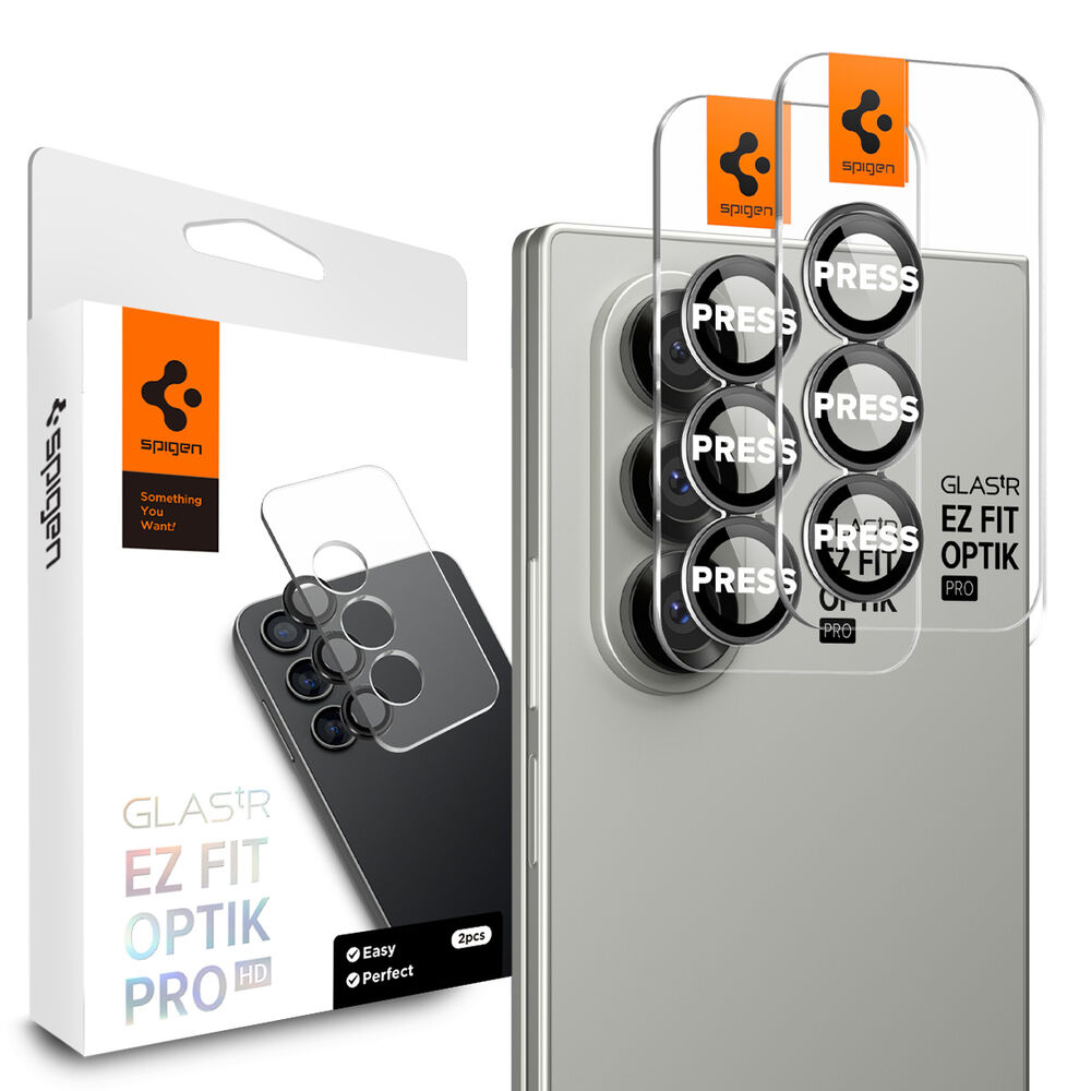 SPIGEN GLAS.tR EZ Fit Optik Pro HD 2PCS Glass for Galaxy Z Fold 7 Camera Lens Protector