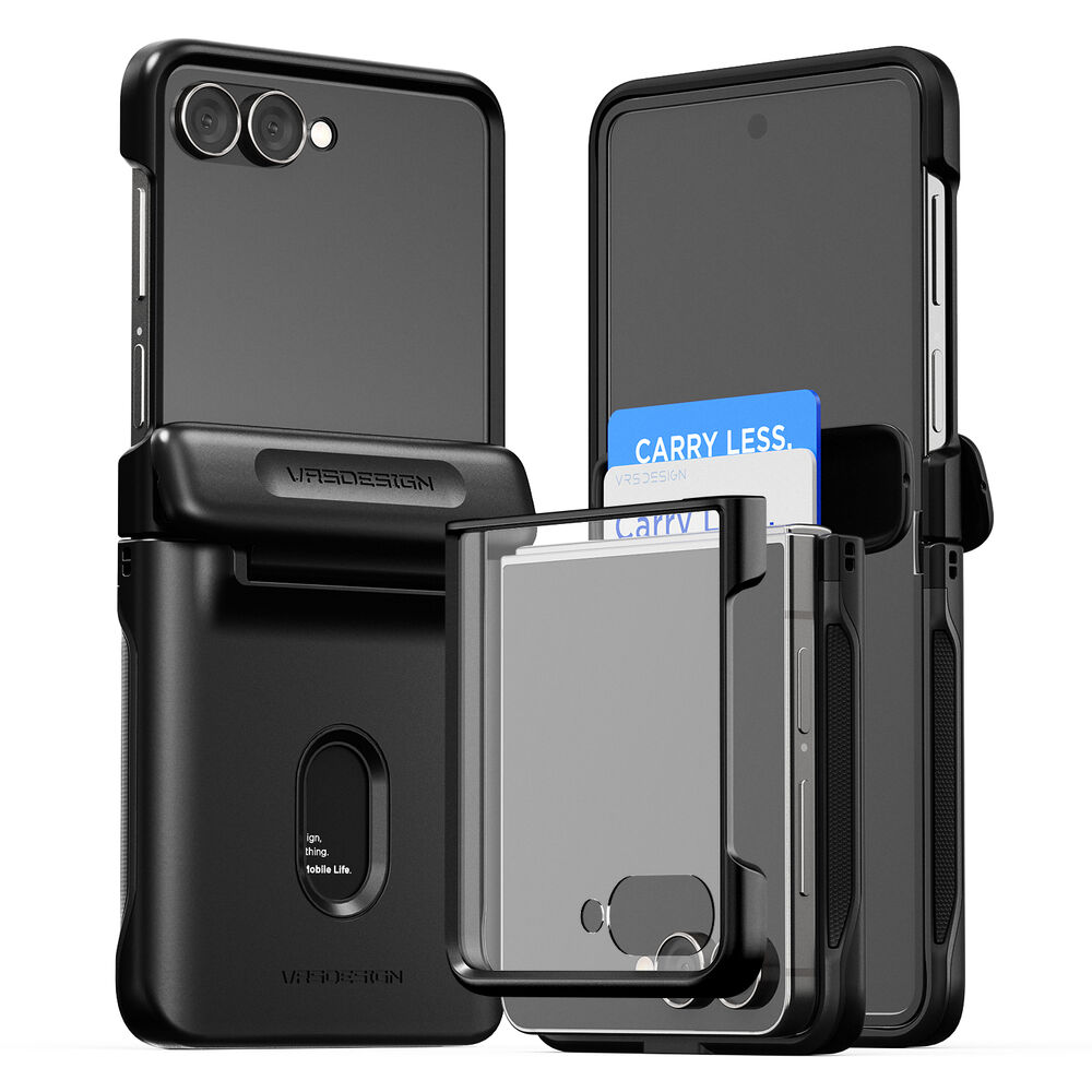 VRS DESIGN Modern Go 360 for Galaxy Z Flip 7 Case with Built in Screen Protector