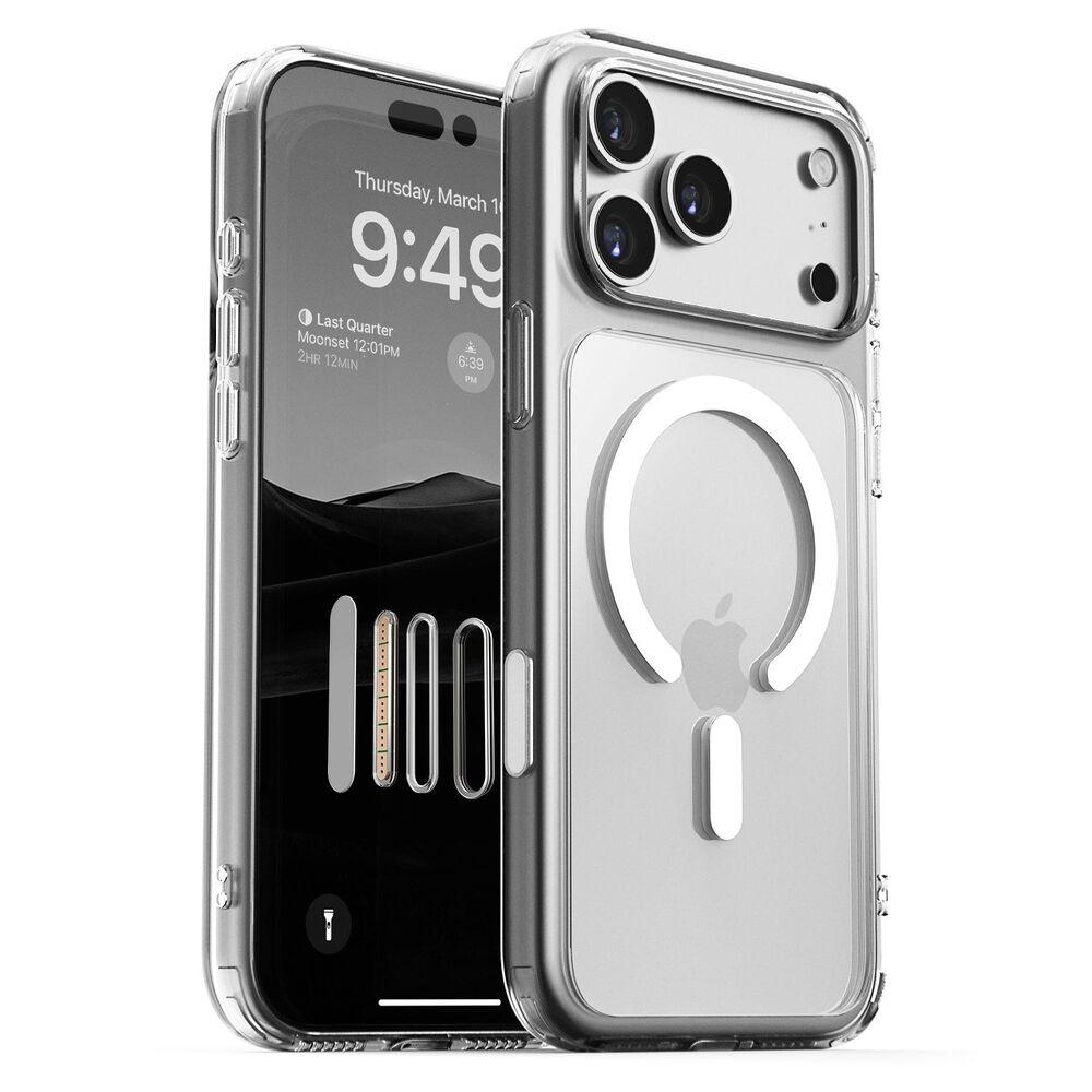 VRS DESIGN Magsafe Crystal Mixx Camera Control Button MagSafe Compatible Cover for iPhone 17 Pro Case