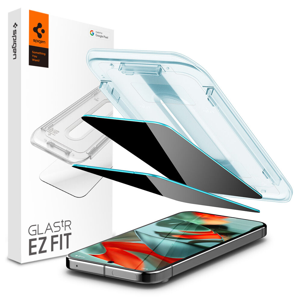 SPIGEN GLAS.tR EZ Fit Privacy 2PCS Glass for Pixel 9 Pro XL Screen Protector