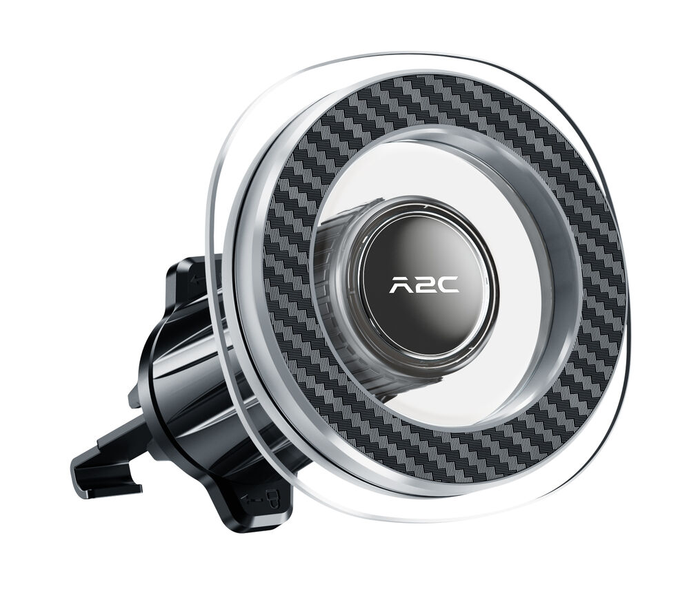 A2C Universal Air Vent (Metal Ring included) Magnetic MagSafe Compatible Car Mount Holder
