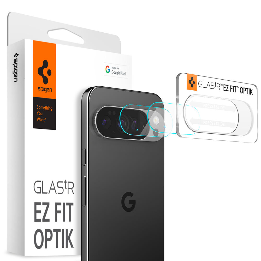 SPIGEN GLAS.tR EZ Fit Optik 2PCS Glass for Google Pixel 10 Pro XL Camera Lens Protector