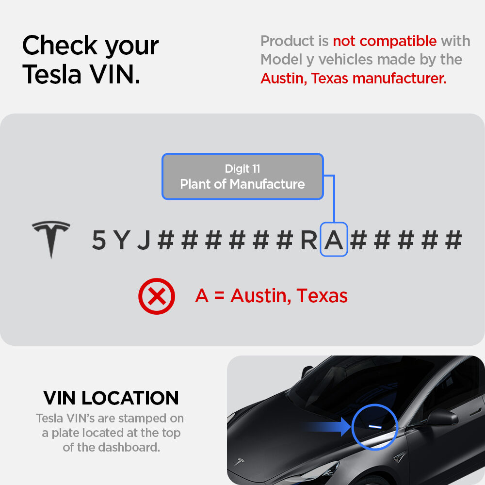 SPIGEN Under Screen Storage Organizer TO227 for Tesla Model 3 (2021 - 2023) / Y (2020 - 2024)