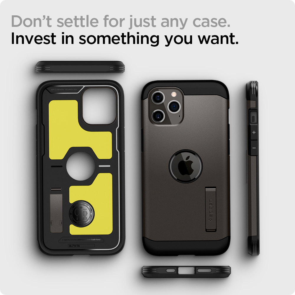 Genuine SPIGEN Tough Armor Impact Shock Proof Kickstand Hard Cover