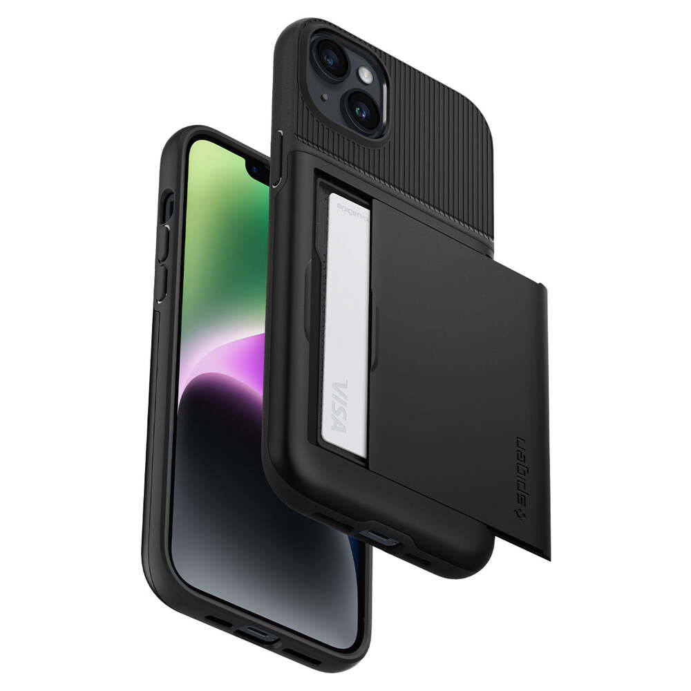 Spigen Slim Armor CS Designed for iPhone 14 Pro Case (2022) - Black