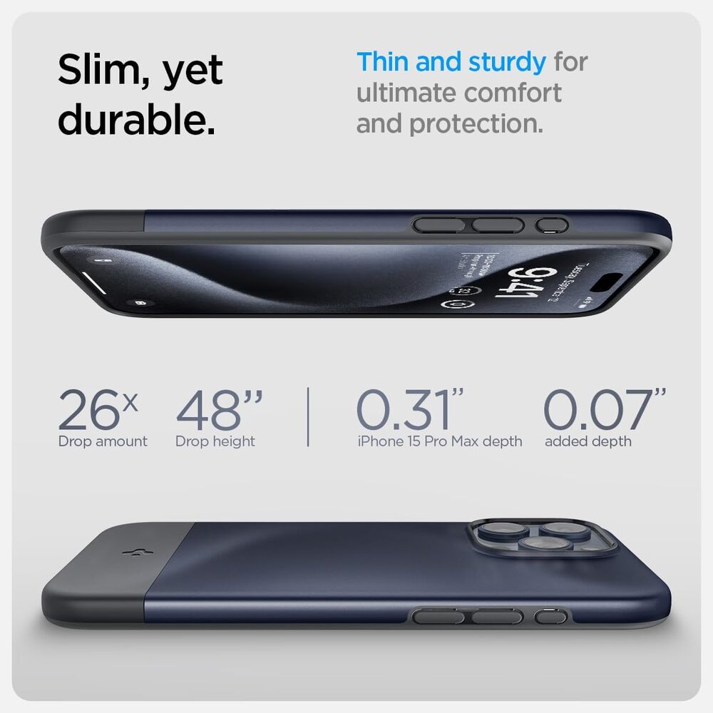 Spigen - Slim Armor Magsafe Case For Apple Iphone 15 Pro
