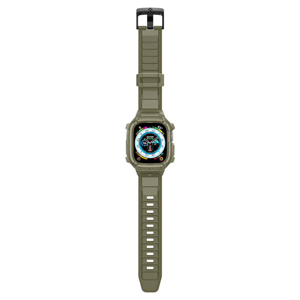 For Apple Watch Ultra 2 / 1 49mm Case SPIGEN Rugged Armor Pro Wristband Cover - Picture 49 of 97