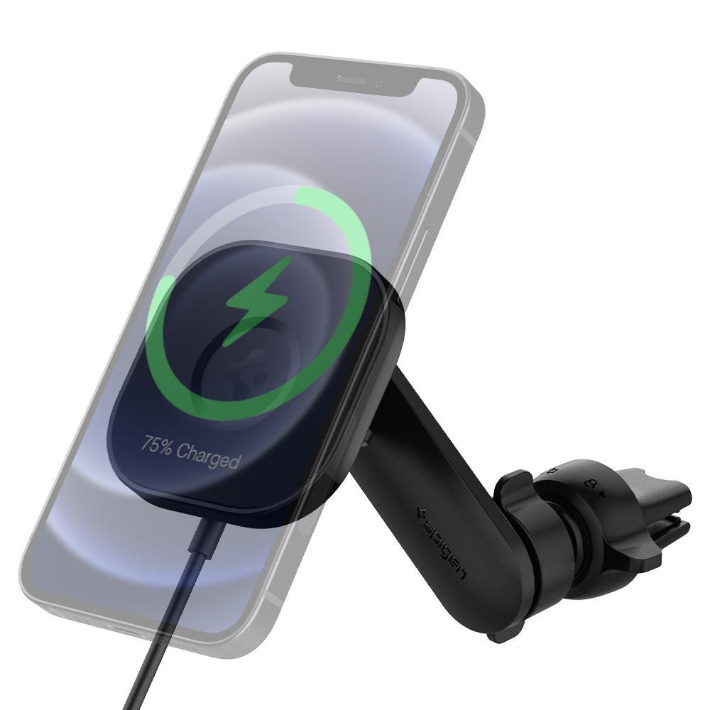 mophie snap+ wireless vent mount MagSafe car charger provides universal  wireless charging » Gadget Flow