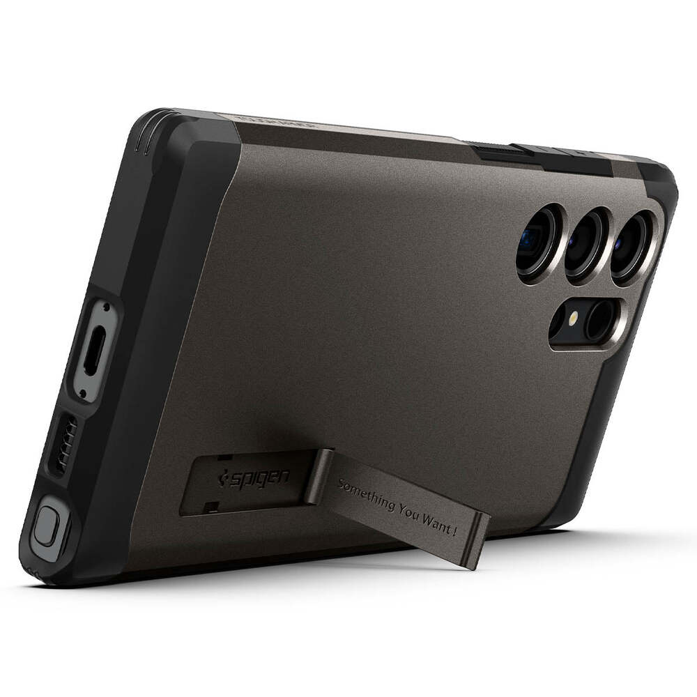  Spigen Optik Armor Designed for Galaxy S23 Ultra Case (2023) -  Black : Cell Phones & Accessories