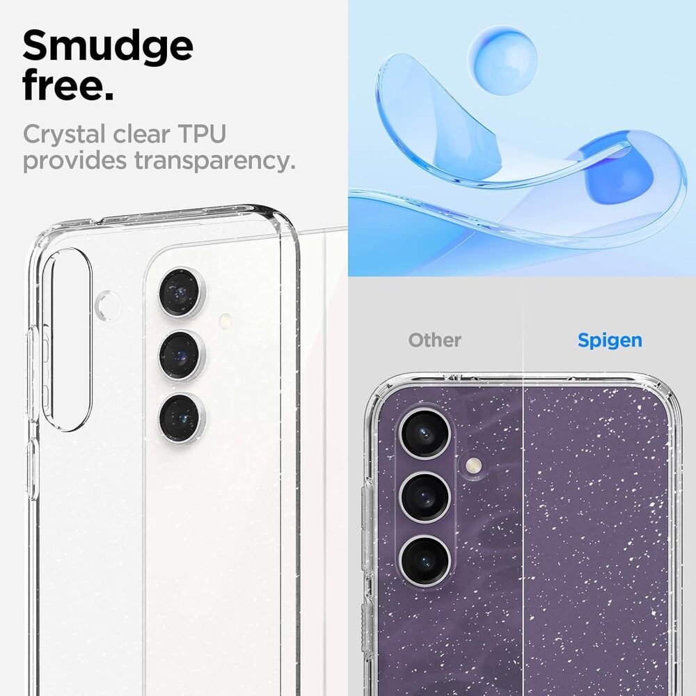 Spigen Crystal Flex Back Cover for Galaxy S24 - Crystal Clear