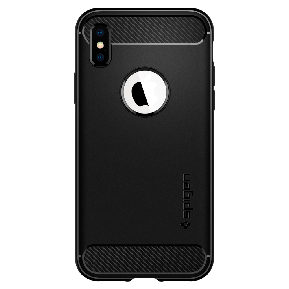 iPhone X Case, Genuine SPIGEN Rugged Armor Resilient Ultra Soft Cover