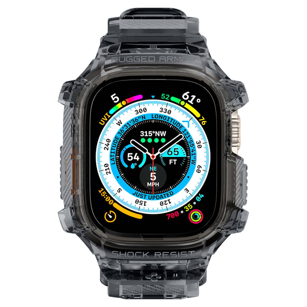 For Apple Watch Ultra 2 / 1 49mm Case SPIGEN Rugged Armor Pro Wristband Cover - Picture 52 of 97
