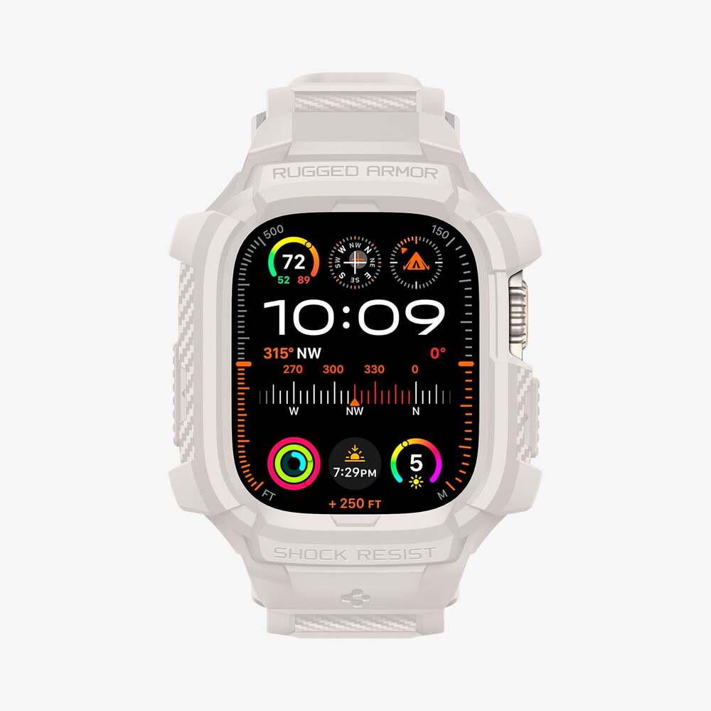 For Apple Watch Ultra 2 / 1 49mm Case SPIGEN Rugged Armor Pro Wristband Cover - Picture 64 of 97
