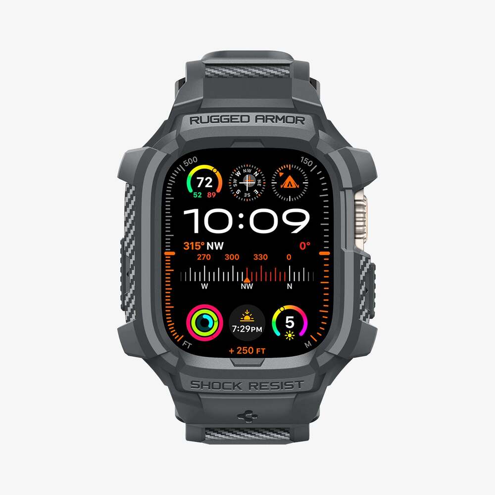 For Apple Watch Ultra 2 / 1 49mm Case SPIGEN Rugged Armor Pro Wristband Cover - Picture 88 of 97