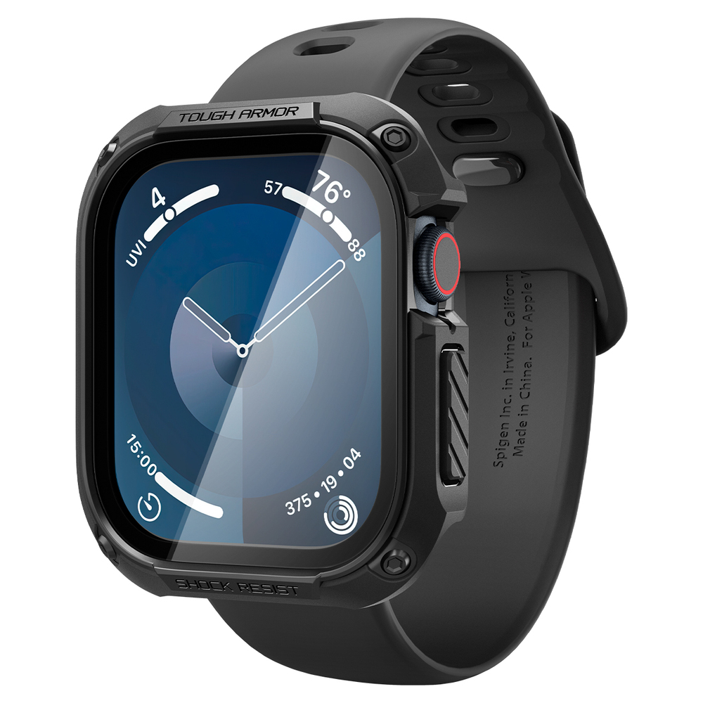 For Apple Watch Series 10 46mm Screen Protector Case SPIGEN Tough Armor Cover - Picture 14 of 22
