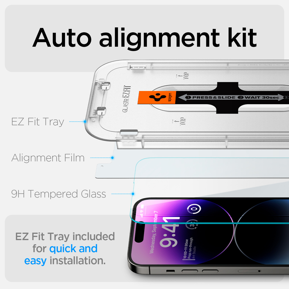 iPhone 12 Series GLAS.tR EZ Fit (Sensor Protection) Screen Protector –  Spigen Inc
