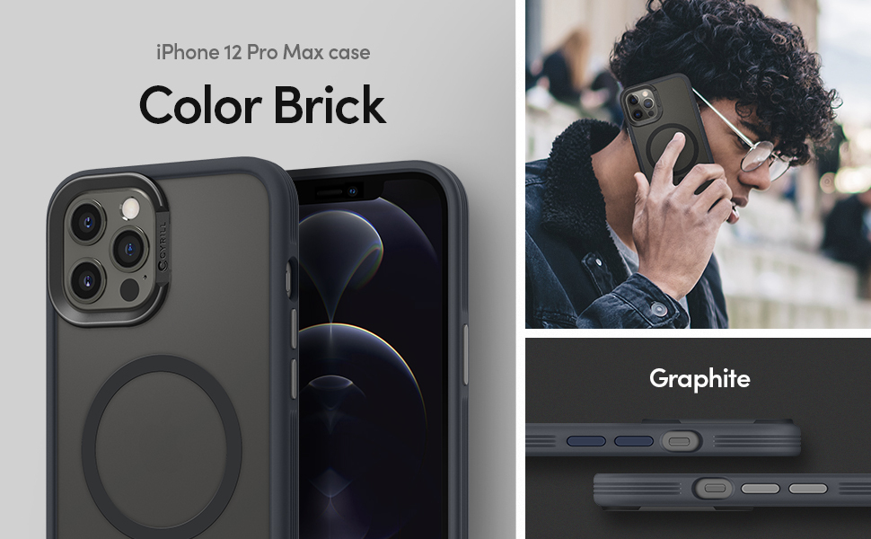CYRILL Color Brick Case (MagSafe Supported) for Apple iPhone 12