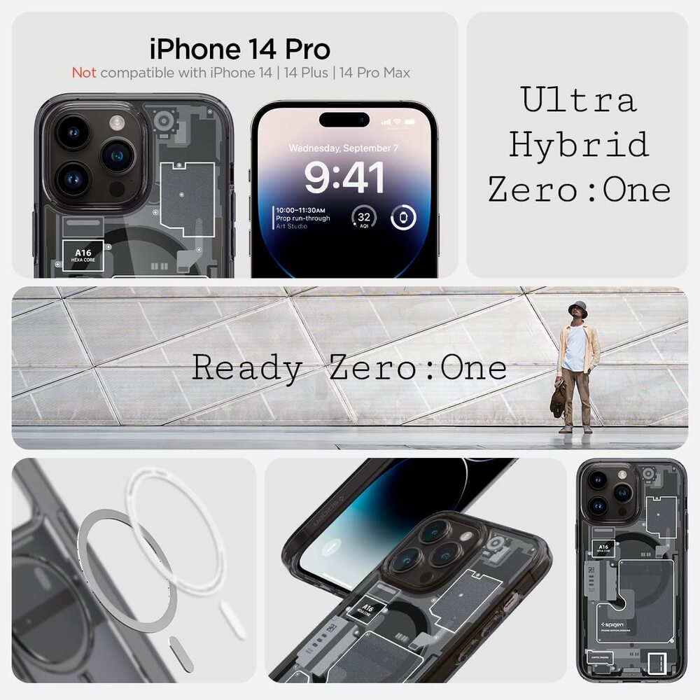 SPIGEN Ultra Hybrid Zero One (MagFit) Case for iPhone 14 Pro