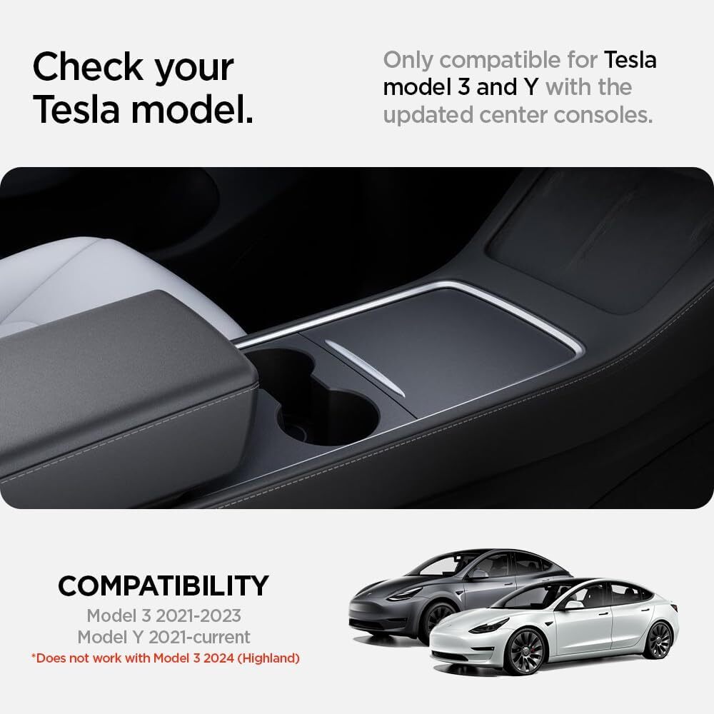 SPIGEN TO220 Center Console Organizer Tray for Tesla Model 3 / Y