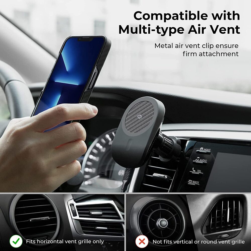 MIPOW MagSafe Car Mount MIPOW MagSafe Magnetic Wireless Charging Air Vent Car  Mount