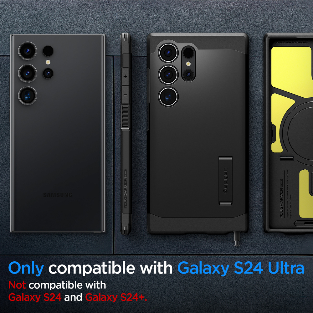 SPIGEN Tough Armor MagFit MagSafe Compatible Case for Galaxy S24 Ultra