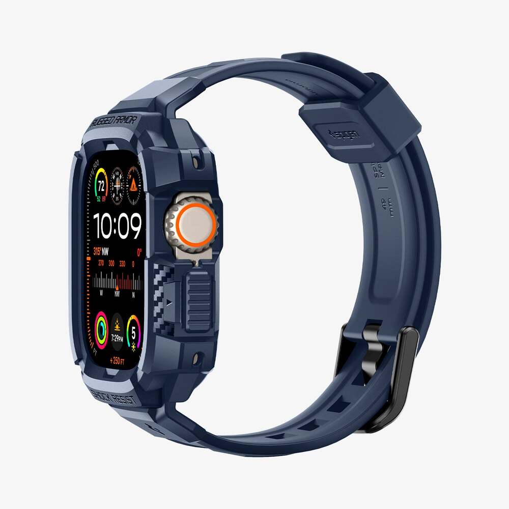 For Apple Watch Ultra 2 / 1 49mm Case SPIGEN Rugged Armor Pro Wristband Cover - Picture 77 of 97