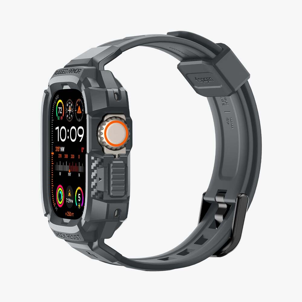 For Apple Watch Ultra 2 / 1 49mm Case SPIGEN Rugged Armor Pro Wristband Cover - Picture 89 of 97
