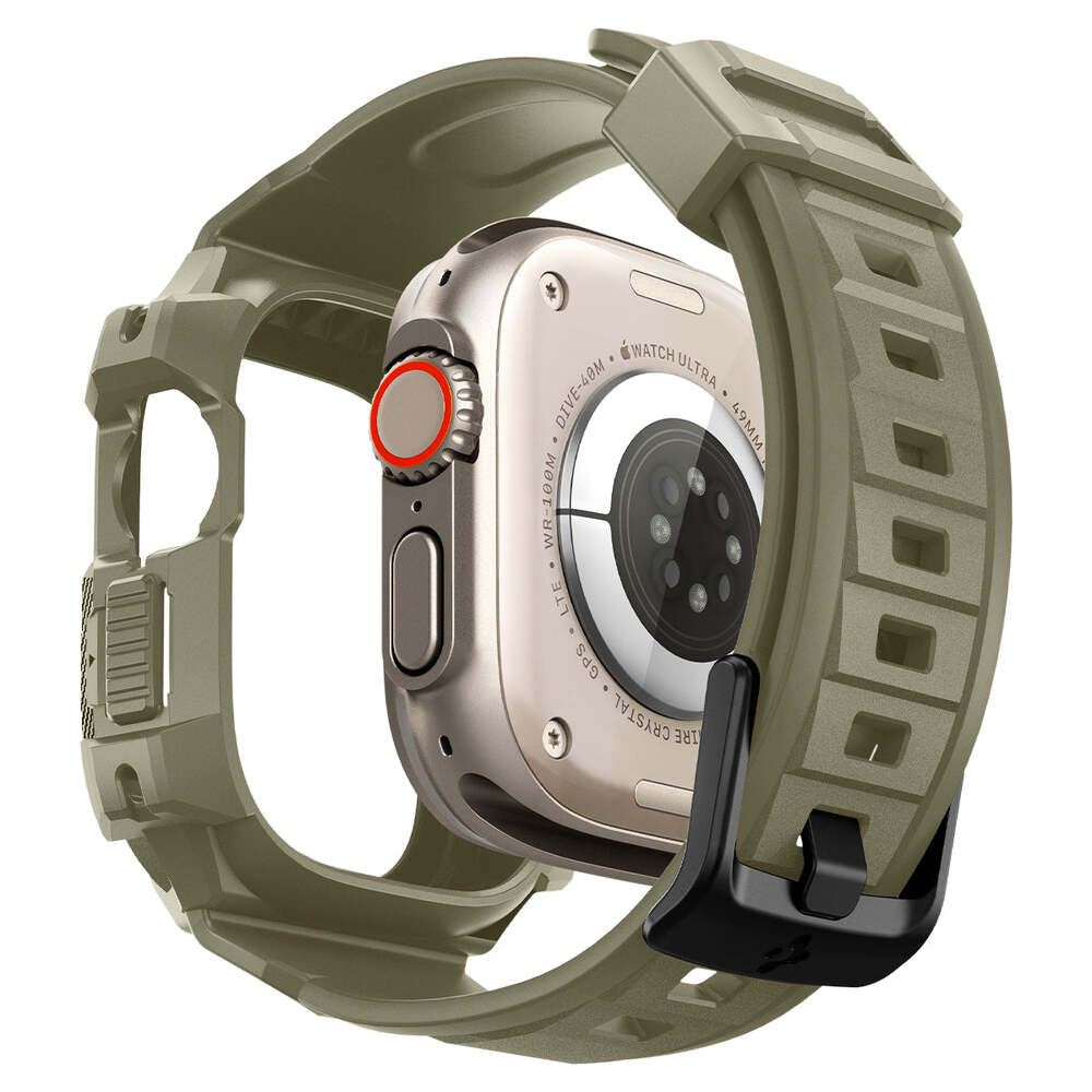 For Apple Watch Ultra 2 / 1 49mm Case SPIGEN Rugged Armor Pro Wristband Cover - Picture 42 of 97