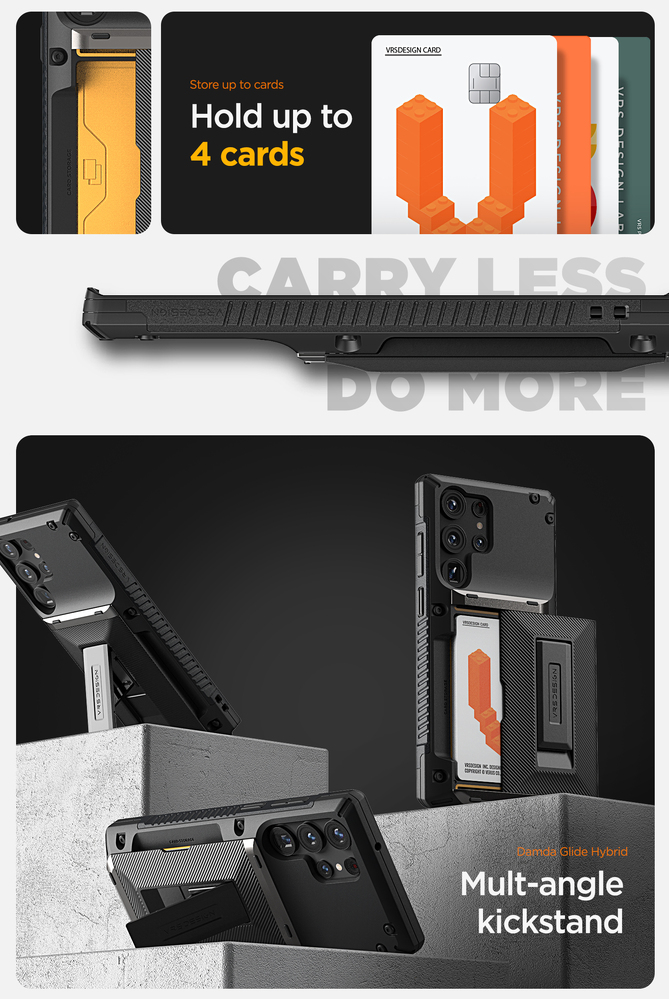 VRS DESIGN Damda Glide Hybrid Case for Galaxy S23 Ultra