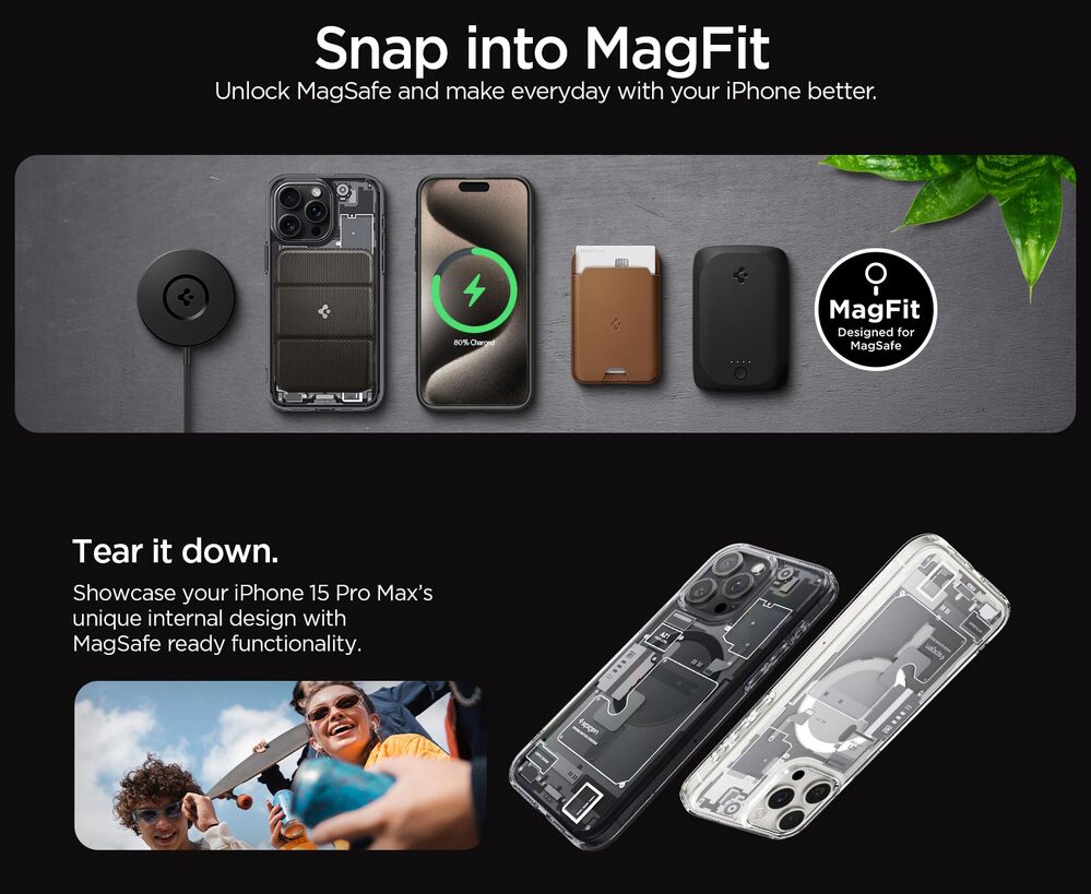 Spigen iPhone 15 Pro Max Case Ultra Hybrid Zero One (MagFit)