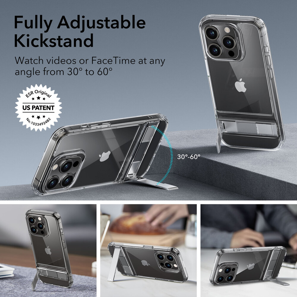 ESR Boost Kickstand Case For iPhone 15 Pro Max - Covers