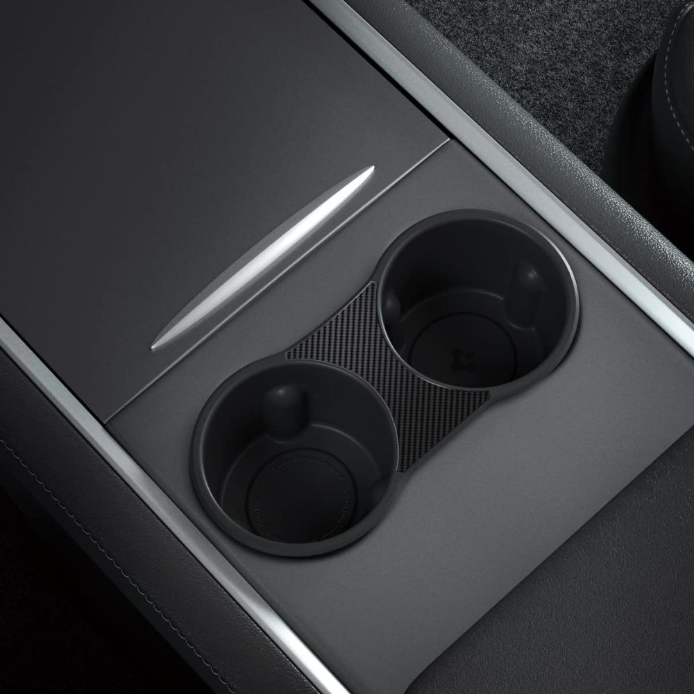 SPIGEN TO210 Center Console Cup Holder Insert Carbon Edition for