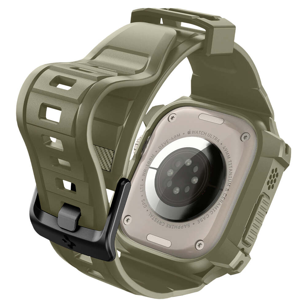 For Apple Watch Ultra 2 / 1 49mm Case SPIGEN Rugged Armor Pro Wristband Cover - Picture 43 of 97
