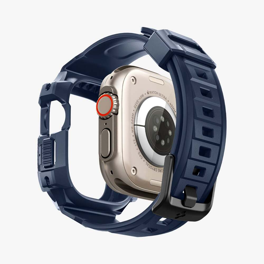 For Apple Watch Ultra 2 / 1 49mm Case SPIGEN Rugged Armor Pro Wristband Cover - Picture 79 of 97