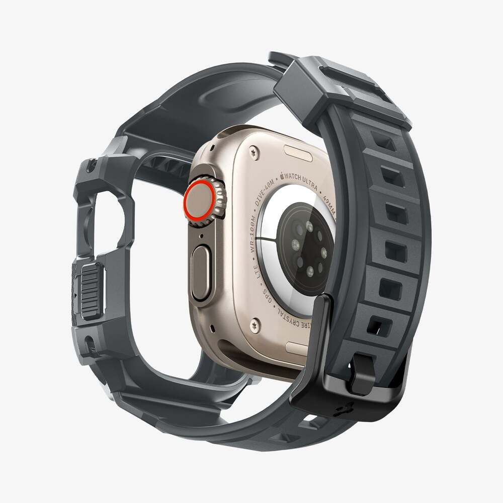 For Apple Watch Ultra 2 / 1 49mm Case SPIGEN Rugged Armor Pro Wristband Cover - Picture 91 of 97