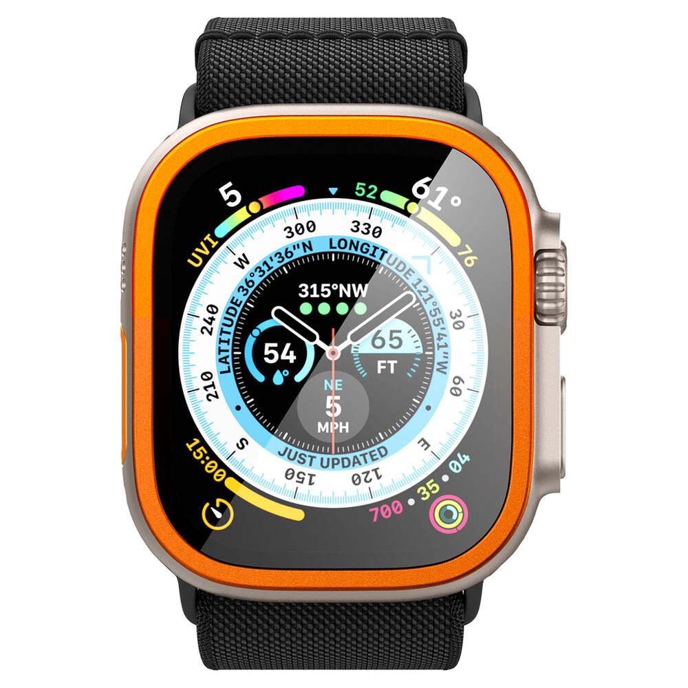For Apple Watch Ultra 2/1 49mm Full Screen Protector SPIGEN Frame Tempered Glass - Picture 31 of 49
