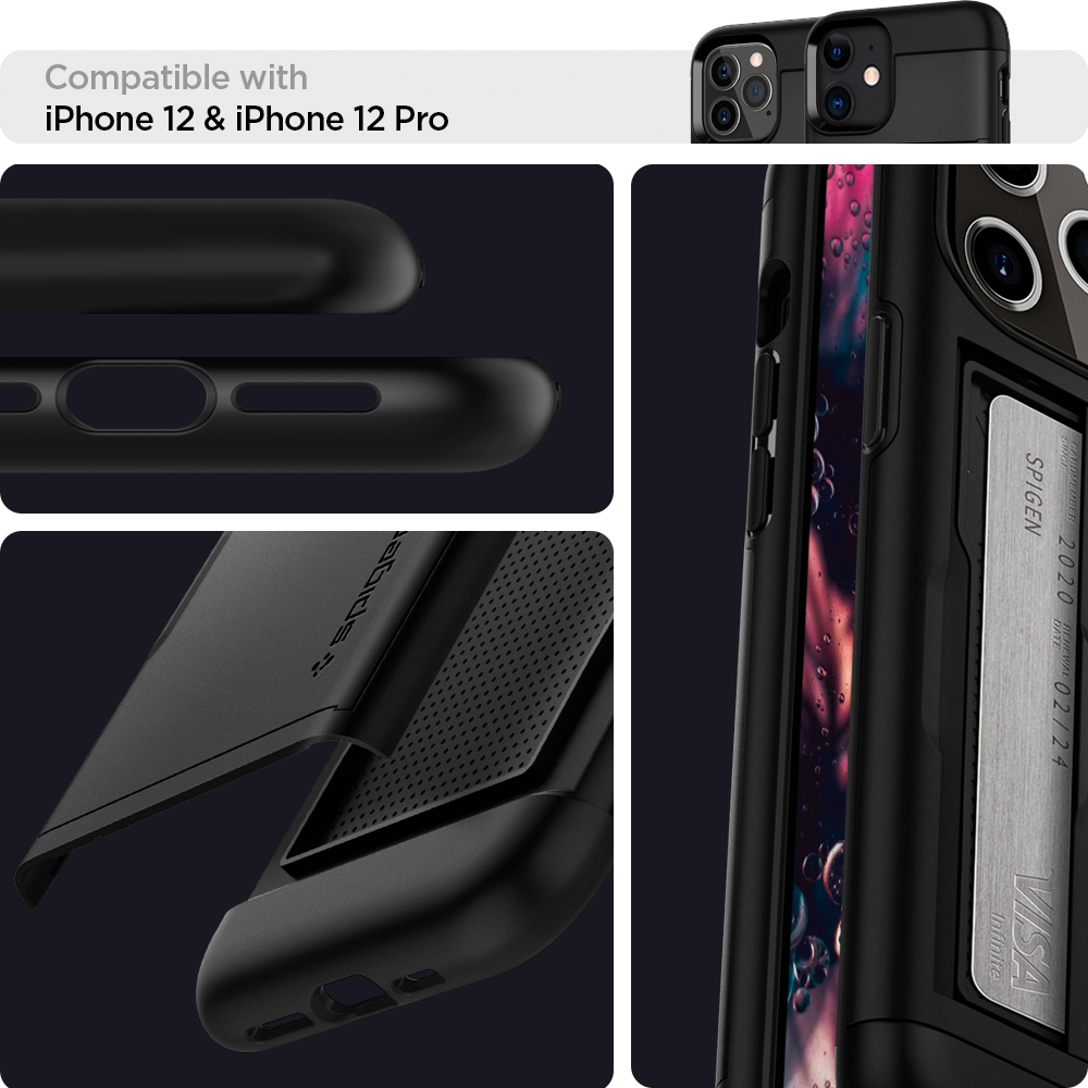 Spigen Tough Armor Designed for iPhone 12 Case (2020) / Designed for iPhone  12 Pro Case (2020). - Gunmetal