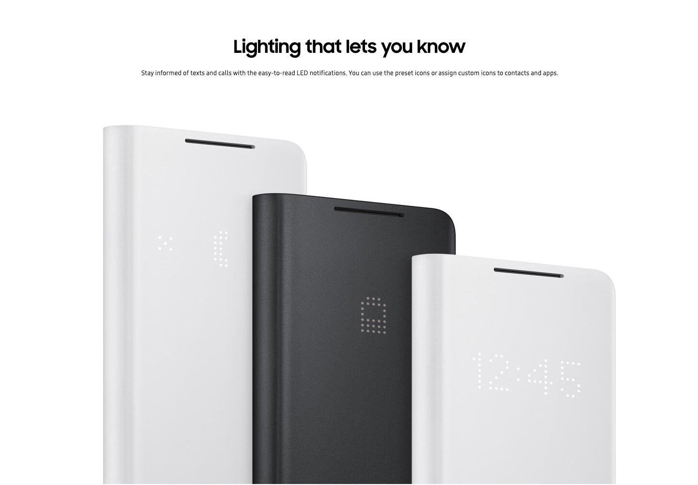 SAMSUNG LED View Case for Galaxy S21 Plus