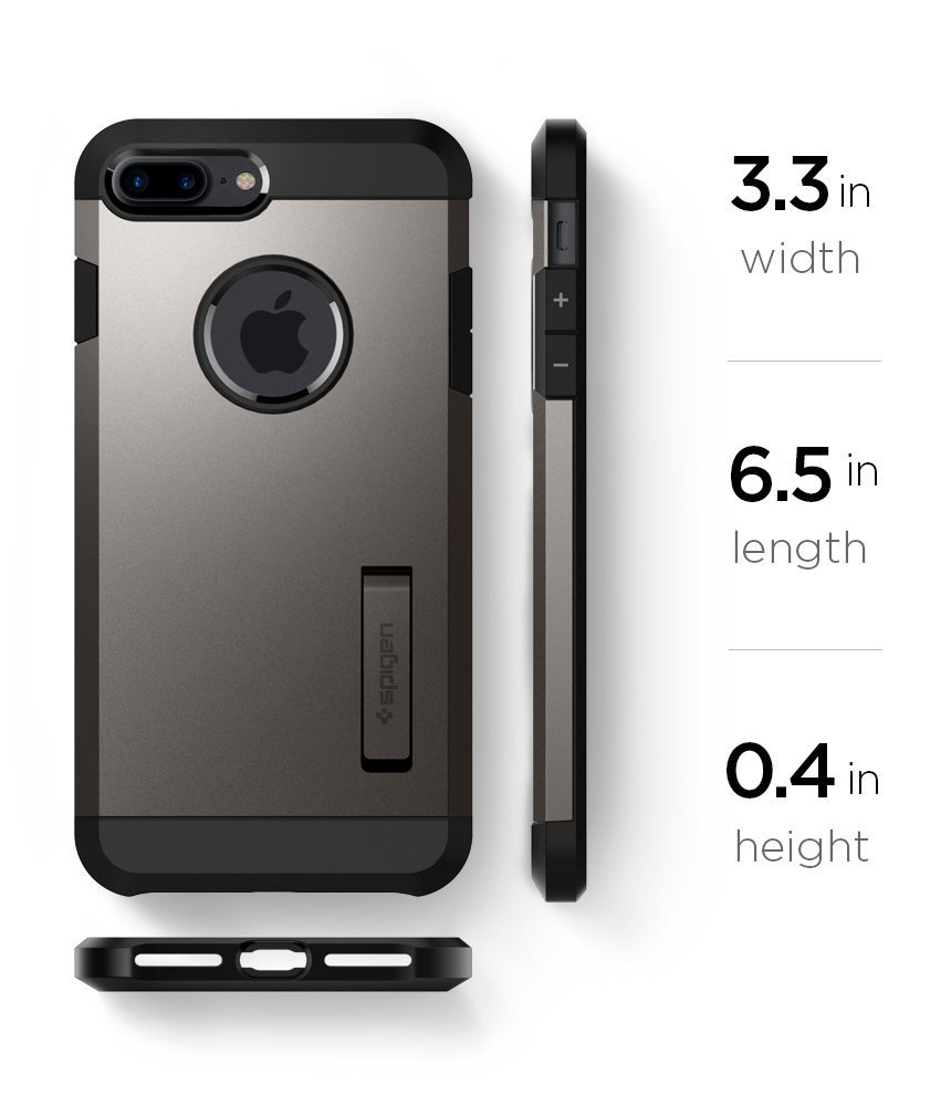 iPhone 7 Plus Case, Genuine SPIGEN Heavy Duty Tough Armor 2 Hard Cover