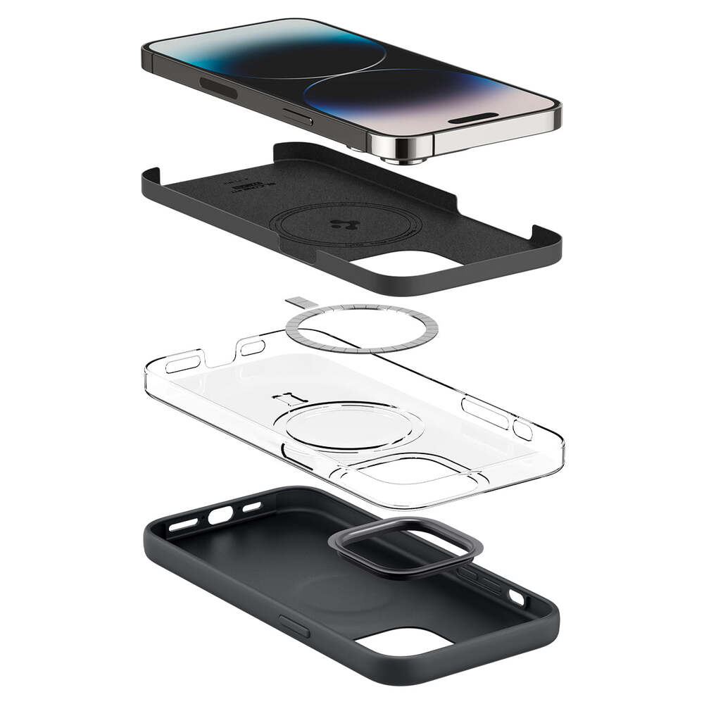 SPIGEN Silicone Fit Mag (MagFit) MagSafe Compatible Case for iPhone 14 Pro
