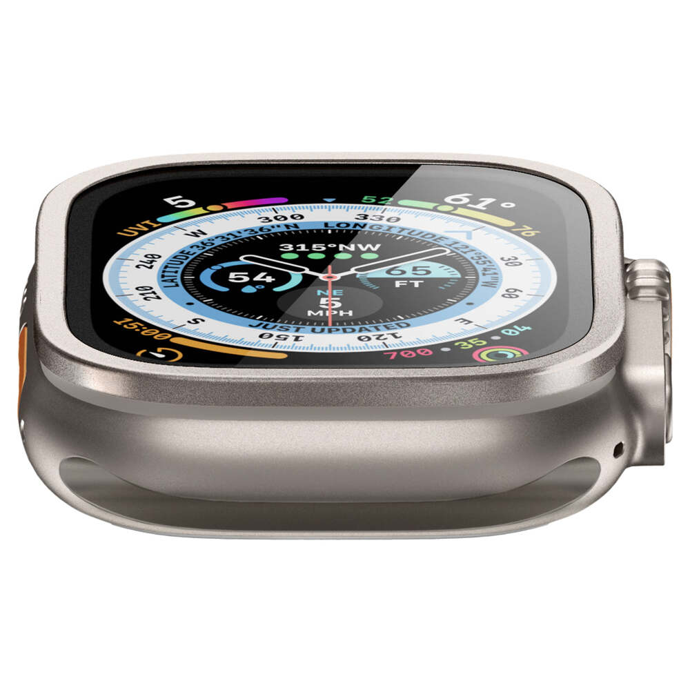 For Apple Watch Ultra 2/1 49mm Full Screen Protector SPIGEN Frame Tempered Glass - Picture 20 of 49
