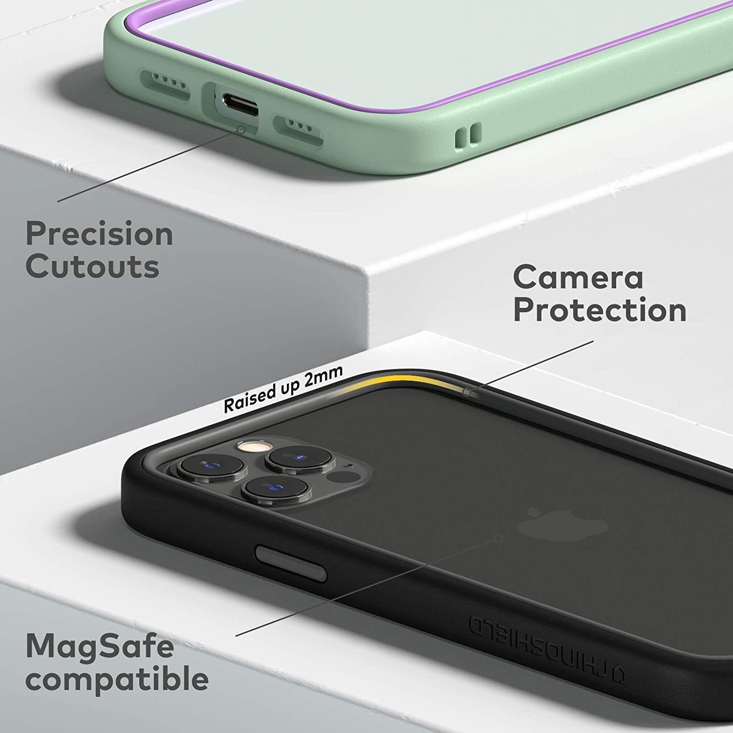 Genuine RHINOSHIELD Mod NX Tough Hard Bumper Cover for Apple iPhone 12 Pro  Max () Case