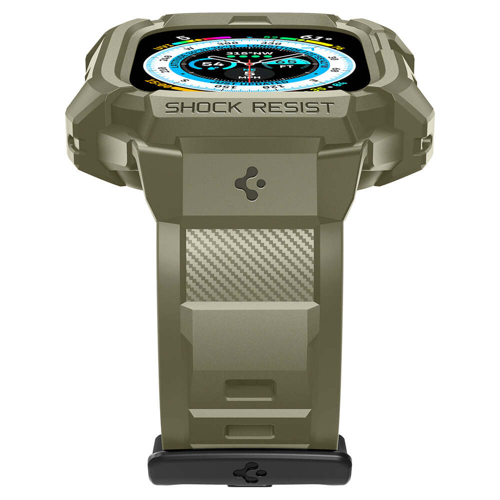For Apple Watch Ultra 2 / 1 49mm Case SPIGEN Rugged Armor Pro Wristband Cover - Picture 45 of 97