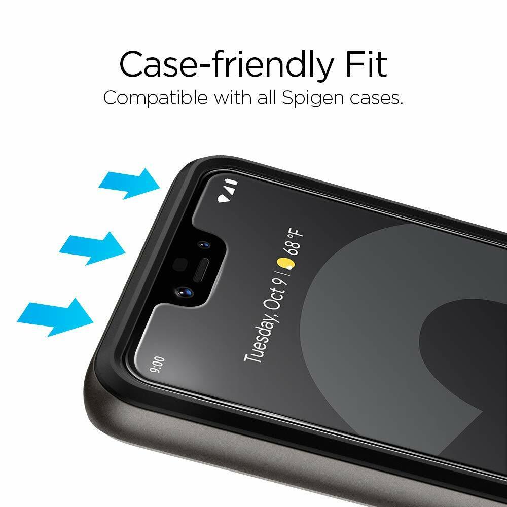 Google Pixel 3a XL Screen Protector,Genuine SPIGEN GLAStR Slim 9H