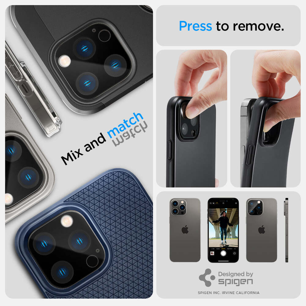 Spigen Glas.tR Ez Fit Optik Pro iPhone 14 Pro/14 Pro Max/15 Pro/15 Pro Max  Camera Lens Protector