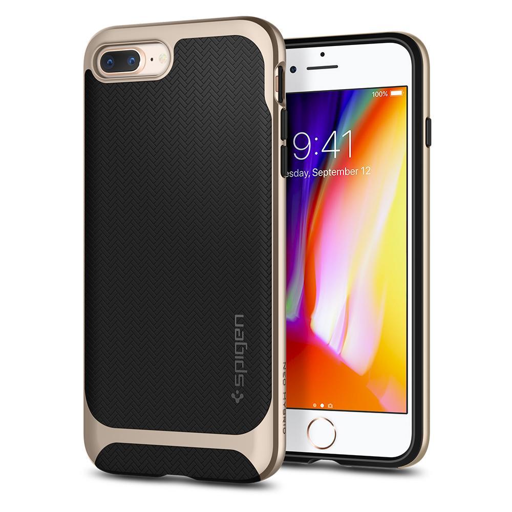 iPhone 7 Plus Case, Genuine SPIGEN Neo Hybrid Herringbone Bumper Cover