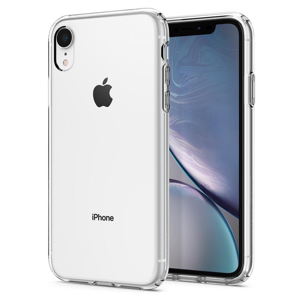 iPhone XR Case, Genuine SPIGEN Liquid Crystal Exact Fit Slim Soft Cover for Apple