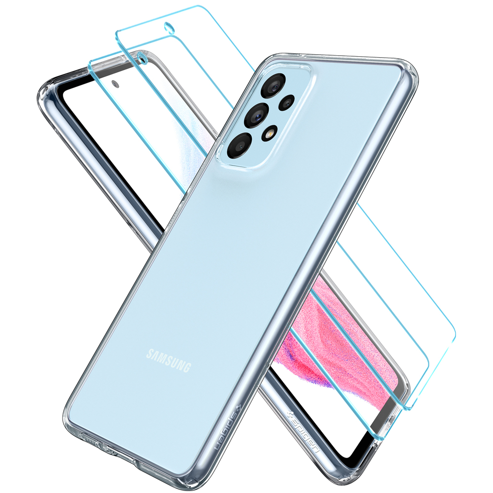 SPIGEN Crystal Pack Case & Screen protectors 2PCS for Galaxy A53 5G