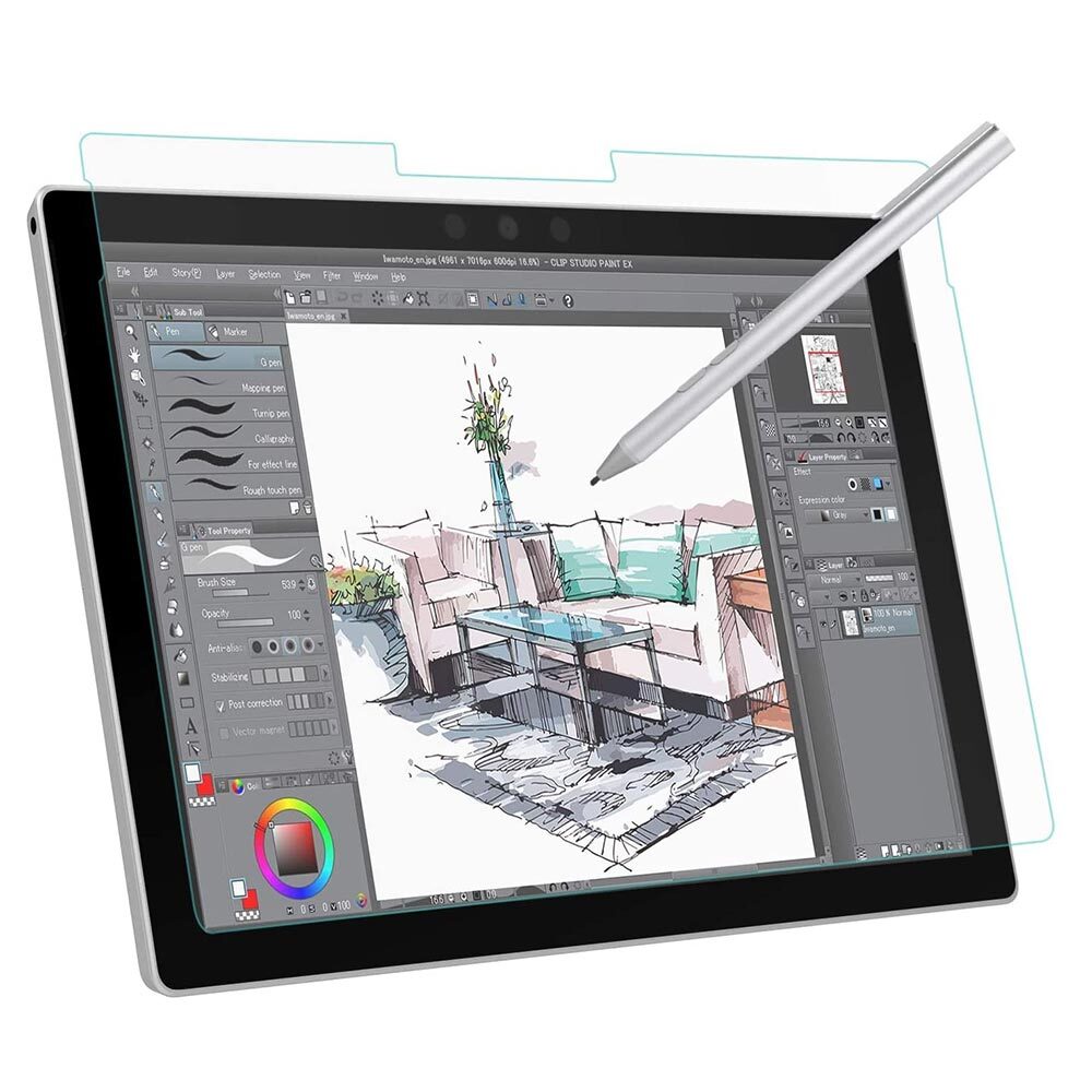 Moko Paperlike Screen Protector for Surface Pro 7/ 6/ 5/ 4 12.3"